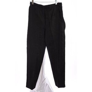 Jones New York Country Womens Sz 8 Jacquard Dress Pants Print Black m